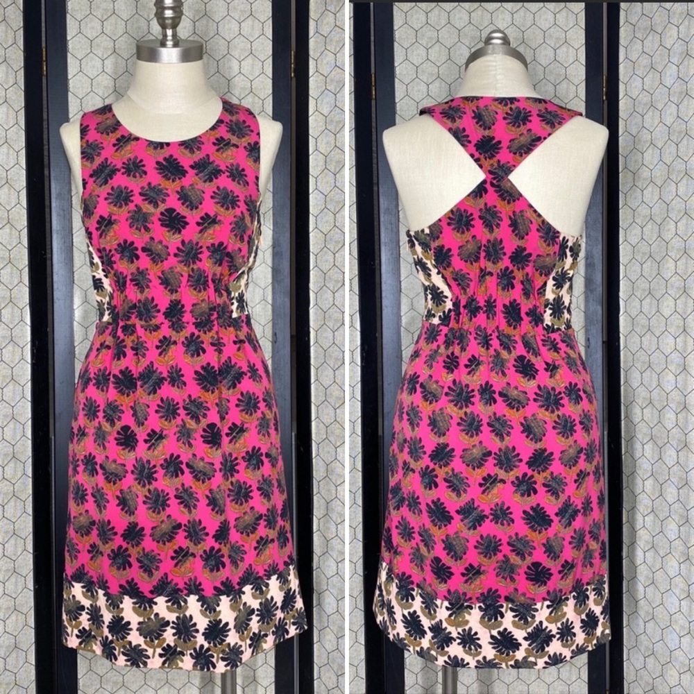 RACHEL Rachel Roy pink floral racer back dress